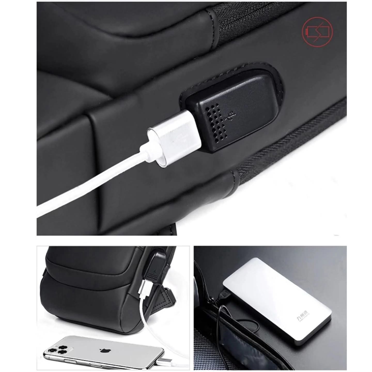 BANDOLERA IMPERMEABLE CON CANDADO